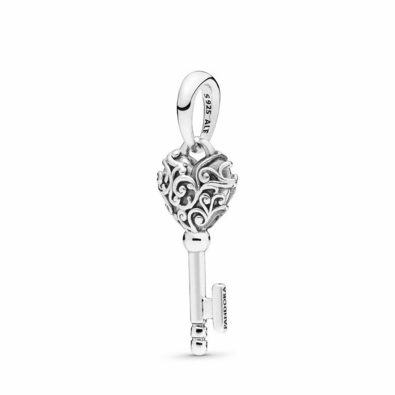 Pandora Regal Key Pendant Ireland - Sterling Silver - 950418RQT